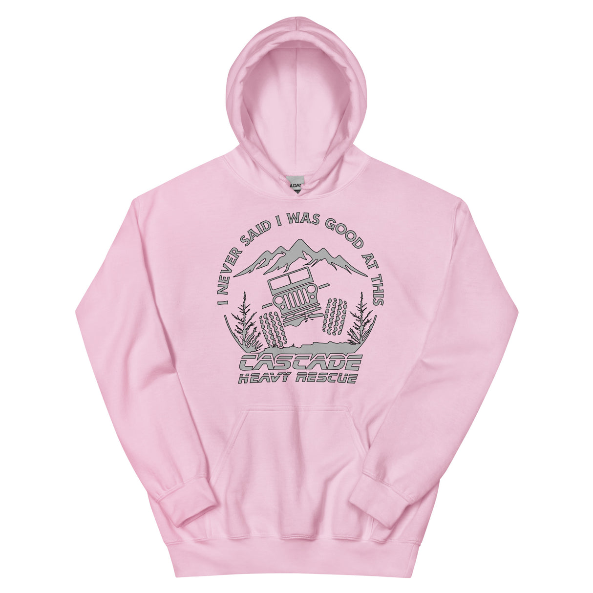 "I never said I was good at this" Fleece Hoodie