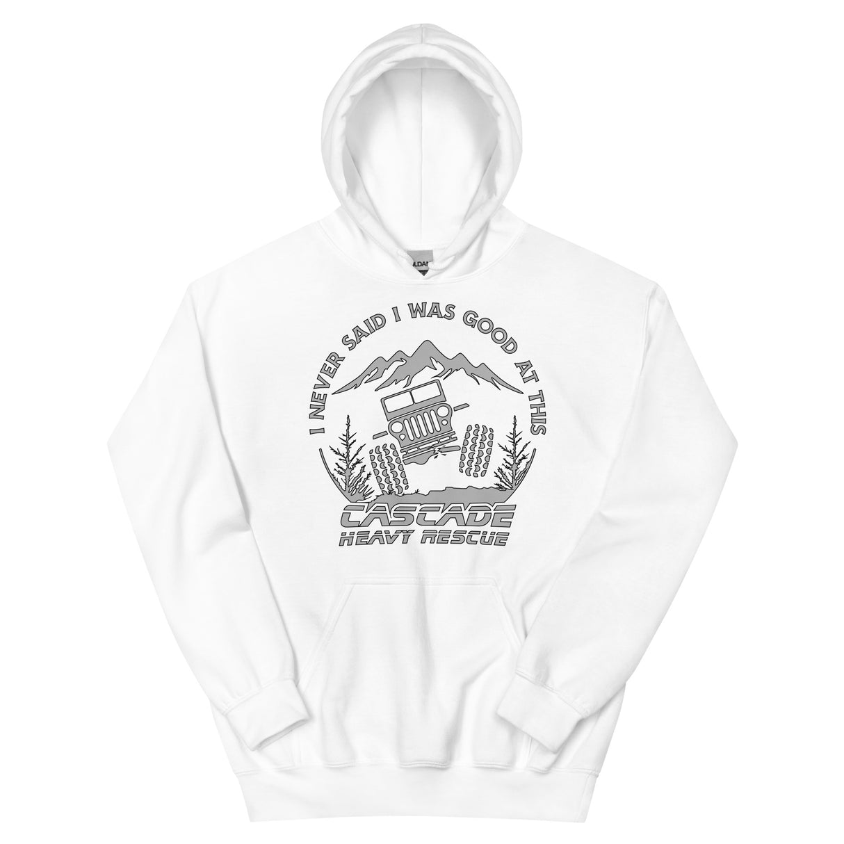 "I never said I was good at this" Fleece Hoodie